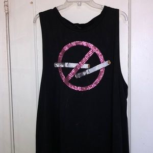 Nasty Gal No Smoking muscle tank